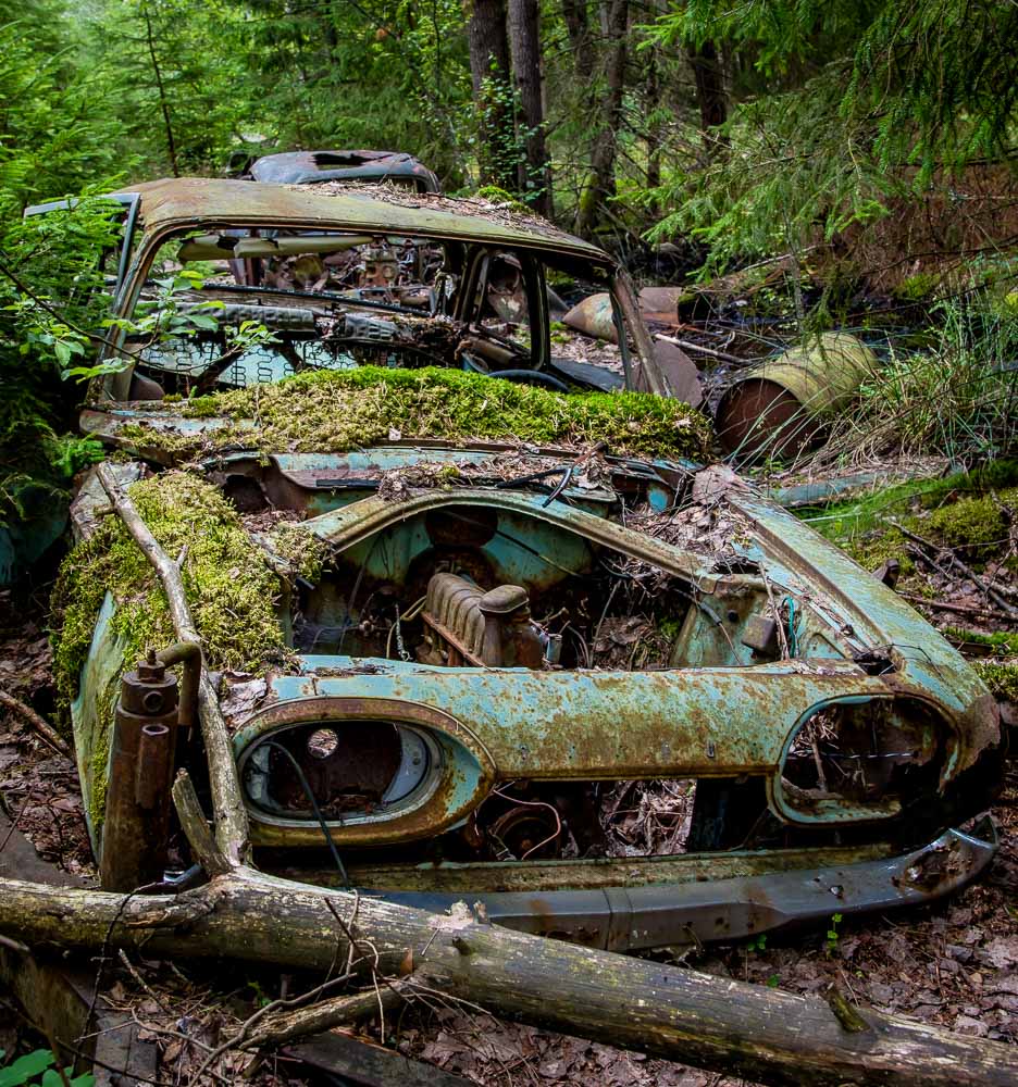 Kyrko Mosse Autofriedhof