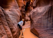 Wasserloch in der Buckskin Gulch