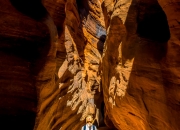 Im Slot Canyon, hier niedrig